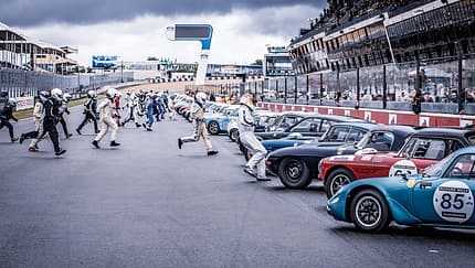 Le Mans Classic, Rennszene, Impression
