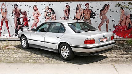 BMW 728i Typ E38, Heckansicht
