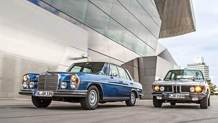 BMW 3.3 Li, Mercedes 280 SE 3.5, Frontansicht