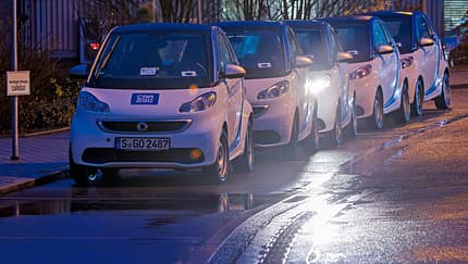 Car2go-Auto, Impression, Tagesablauf