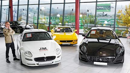Maserati Gransport, Ferrari 355 GTS, Ferrari 612 Scaglietti F1