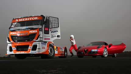 Alfa Romeo 4C, Iveco Race Stralis, Impression