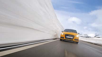 Audi S1 Sportback, Schneewand, Impression, Bernardino