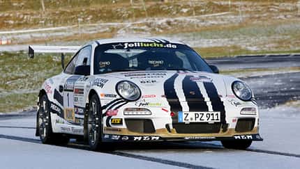 Rallye-Porsche 911 GT3, Frontansicht