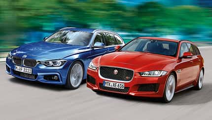 Jaguar gegen BMW, ams0515