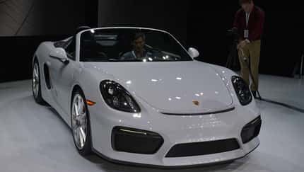 Porsche Boxster Spyder - New York Auto Show 2015