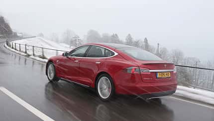 Tesla Model S P85D, Heckansicht