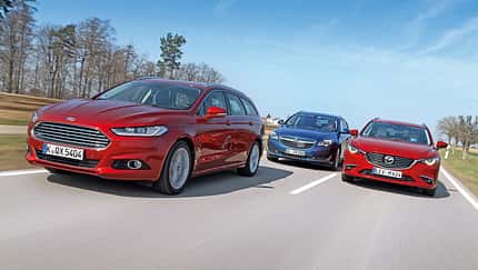 Ford Mondeo Turnier, Mazda 6 Kombi, Opel Insignia Sports Tourer
