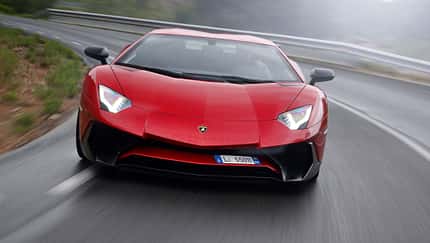 Lamborghini Aventador SV 2015, Front, Fahrt