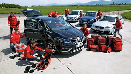 Audi Q5, BMW Fünfer Touring, Opel Zafira Tourer, Renault Espace