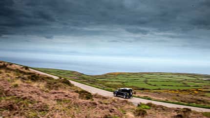 Land Rover Defender, England, Abschiedfahrt, Impression