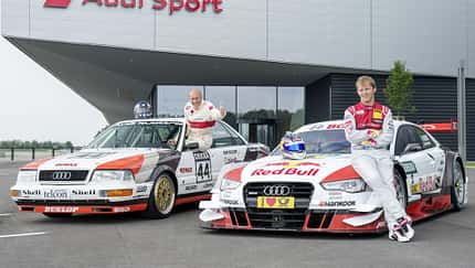 Mattias Ekström & Hans-Joachim Stuck - Audi DTM - Retro-Design - Norisring 2015