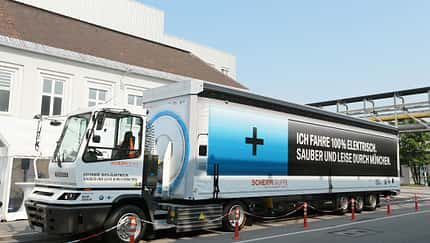 Elektro-Lkw BMW Scherm