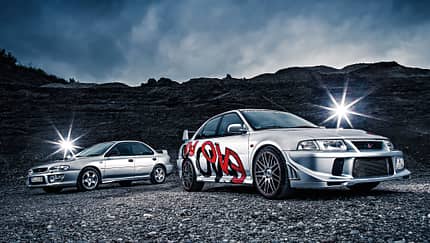 Mitsubishi Lancer Evo VI, Subaru Impreza GT Turbo