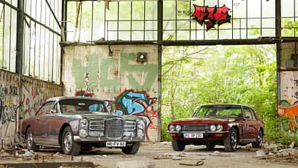 Facel Vega HK 500, Jensen Interceptor, Frontansicht