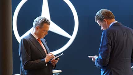 Wolfgang Dürheimer und Stefan Sielaff Mercedes