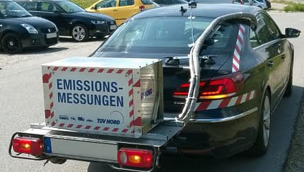 Realverbrauch, abgasmessung 