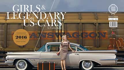 09/2015 GIRLS & LEGENDARY US-CARS Kalender Carlos Kella