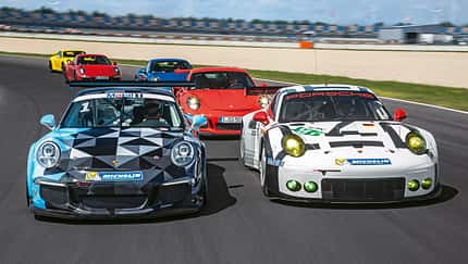 Vom Porsche 911 Carrera bis zum Rennwagen 911 RSR