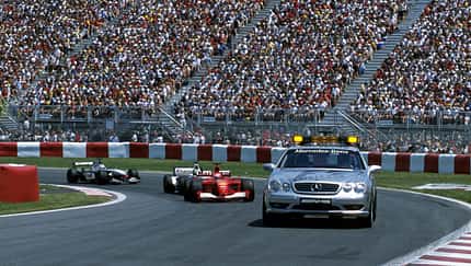 Safety-Cars-Sonderausstellung im Mercedes-Benz-Museum