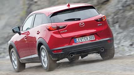 Mazda CX-3 D 105, Heckansicht