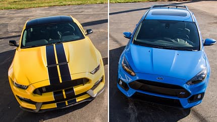  Ford Mustang  Ford Focus RS Aufmacher