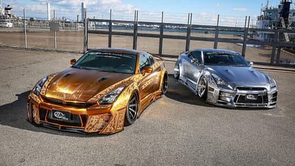 Goldener Nissan GT-R - Tuning - Kuhl Racing