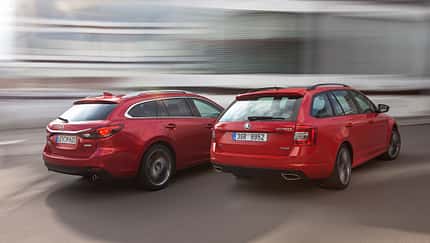 Mazda 6 Kombi Skyactiv-D 175 AWD, Skoda Octavia Combi RS 2.0 TDI 4x4