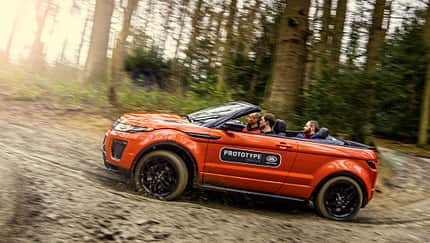 Range Rover Evoque Cabrio, Impression, Ausfahrt