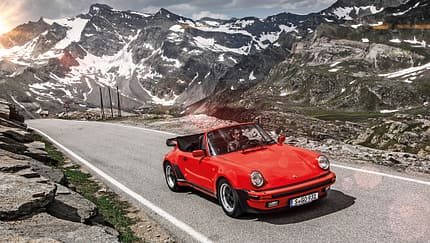 Italienische Alpen, Reise, Porsche 911 Turbo 3.3 Cabrio, Impression