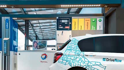 Digitale Tankkarte von TOTAL und DriveNow
