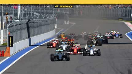 Start - Formel 1 - GP Russland - 1. Mai 2016