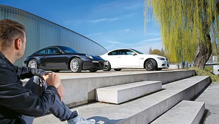 BMW M3, Porsche 911 Carrera S, Seitenansicht