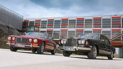Jaguar XJ 12 und Rolls-Royce Silver Shadow