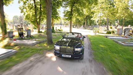 Rolls-Royce Phantom Drophead Cabrio, Wien, Zentralfriedhof