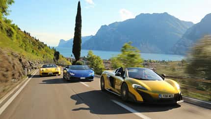 Ferrari 488 Spider, Lamborghini Huracán Spyder, McLaren 675LT Spider