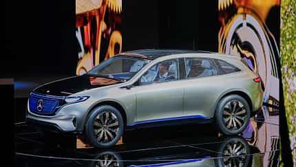 Mercedes Elektroauto SUV Paris Teaser