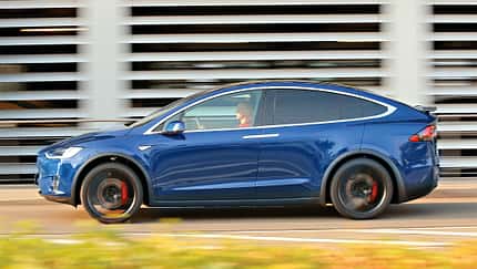 Tesla Model X P90D, Seitenansicht