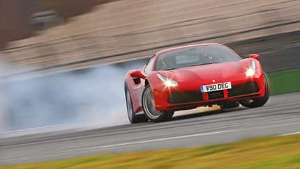 Ferrari 488 GTB, Driften