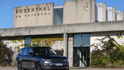Range Rover 5.0 V8 SV Autobiography, Rosenthal, Fachschule für Porzellanindustrie