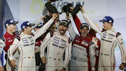 WEC - Sportwagen-WM - Bahrain 2016 - Podium