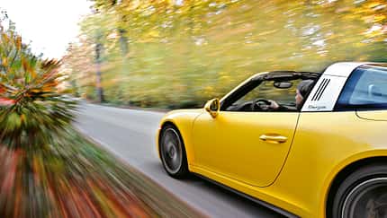 Porsche 911 Targa 4S, Seitenansicht