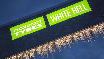 Nokian Tyres‘ Testgelände „White Hell“ Ivalo