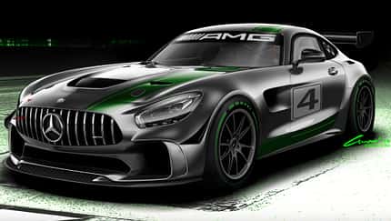 Mercedes-AMG GT4 - Rennwagen 