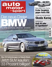 Neues Heft auto motor und sport, Ausgabe 11/2017, Vorschau