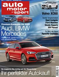 Heft - Cover - auto motor und sport 17/2017