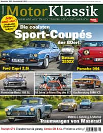 Motor Klassik 11/2020 Titel