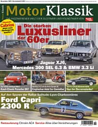 Motor Klassik 11/2023 Titel
