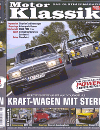 Titel Motor Klassik, Heft 08/2007