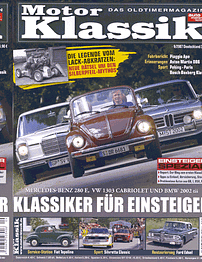 Titel Motor Klassik, Heft 09/2007